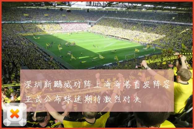 深圳新鹏城对阵上海海港首发阵容正式公布球迷期待激烈对决